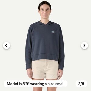 Patagonia Regenerative Organic Certified® Cotton Essential Hoody in Smolder Blue